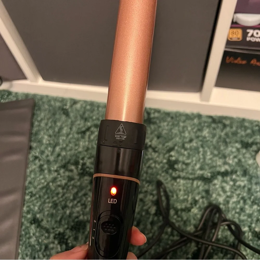 hair curling wand 1 inch June sale